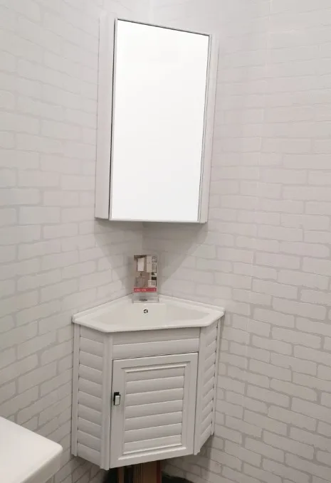 Camping Car Bathroom Wall Cabinet Vanity Set Corner Bathroom Sink