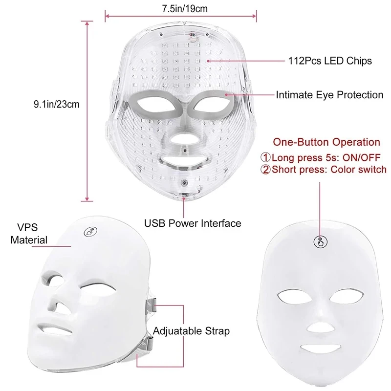 LED Light Therapy Face Mask