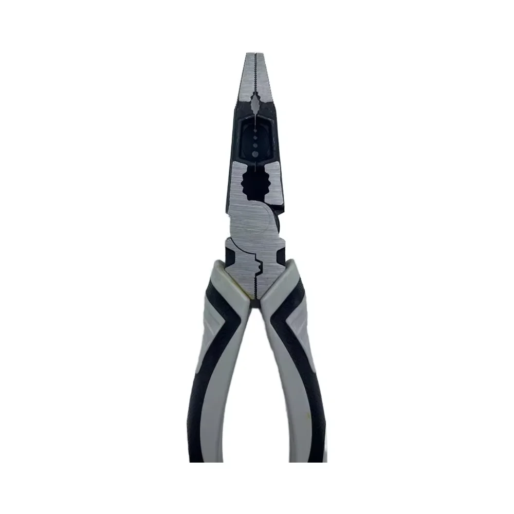 Customizable OEM Multifunction Combination Pliers Electricians Long Nose Diagonal Stripping Crimping Cutting Serrated Steel DIY supplier