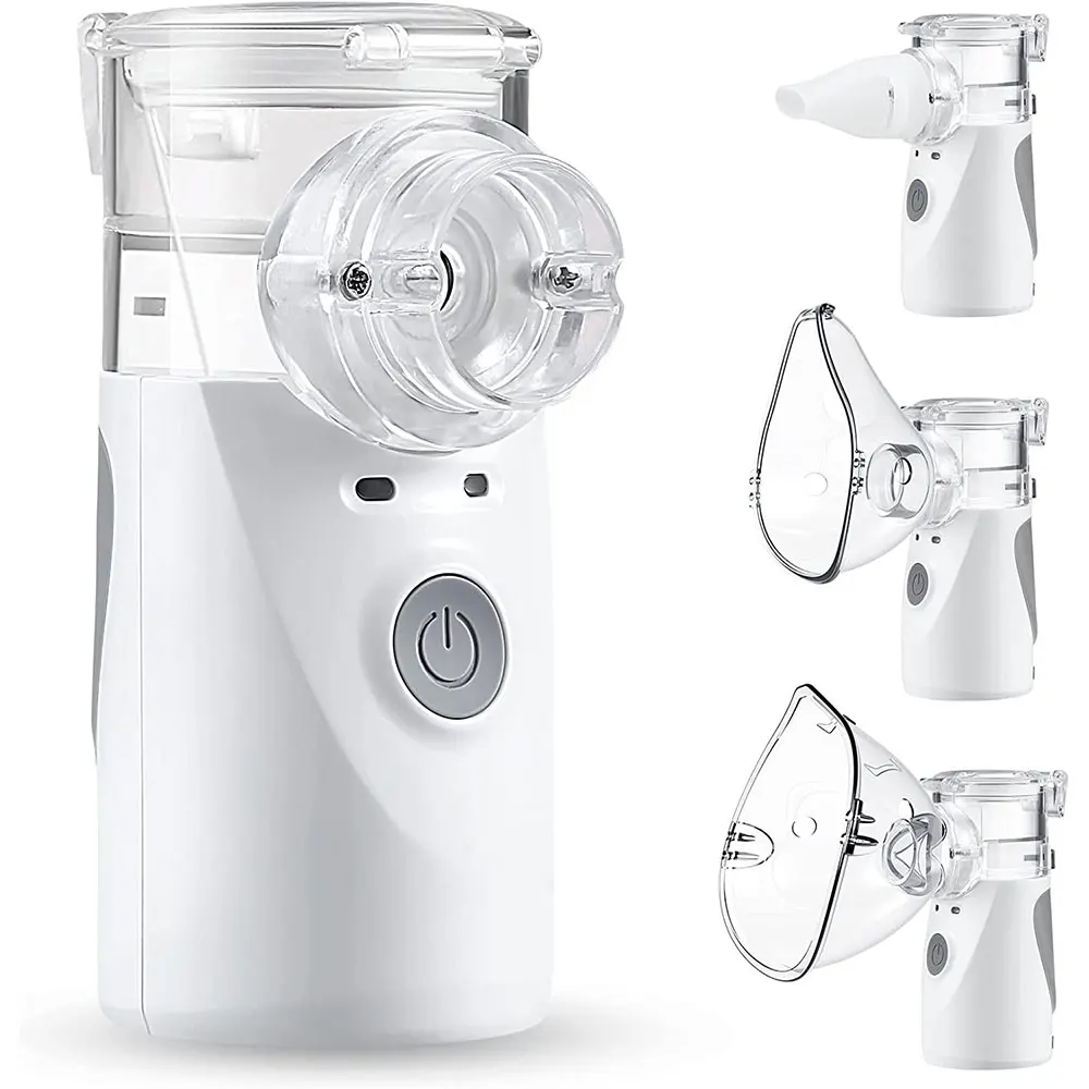 Medical Handheld Pocket Battery Inhaler Travel Nebulizer Baby Portable Mesh Nebulizer Usb