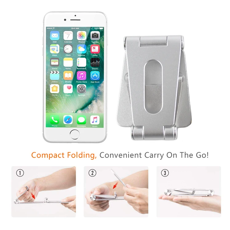 mobile phone stand abs desk phone holder for ipad