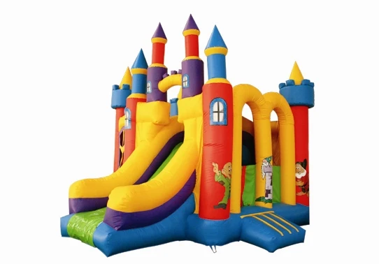 自定义粉色猪充气城堡充气冷冻充气城堡爪子巡逻充气城堡
