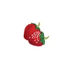 Customized Organic Sustainable Patches/Badges for Clothing Custom strawberry pattern Embroidery Patch For different style