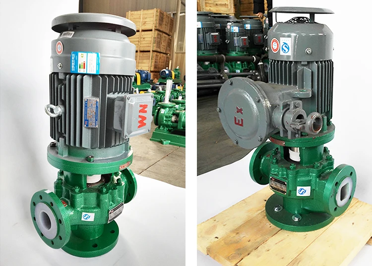 电动马达驱动立式中开离心泵化工泵