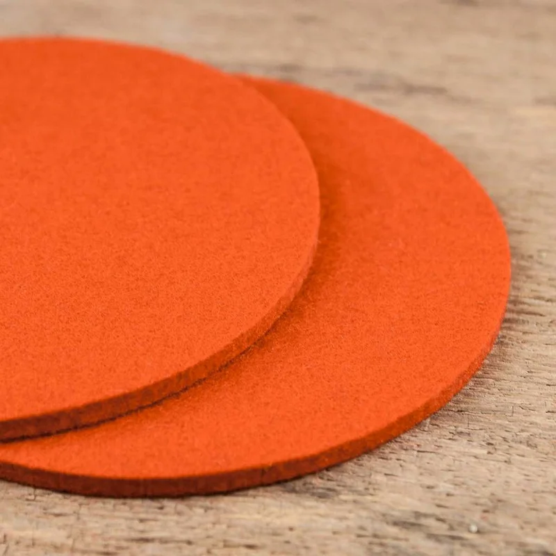 New design shape felt cup coaster