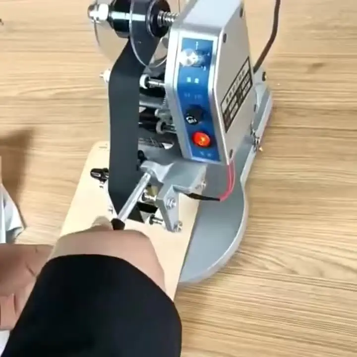 Hot Stamp Date Coding Machine with Adjustable Temperature Control