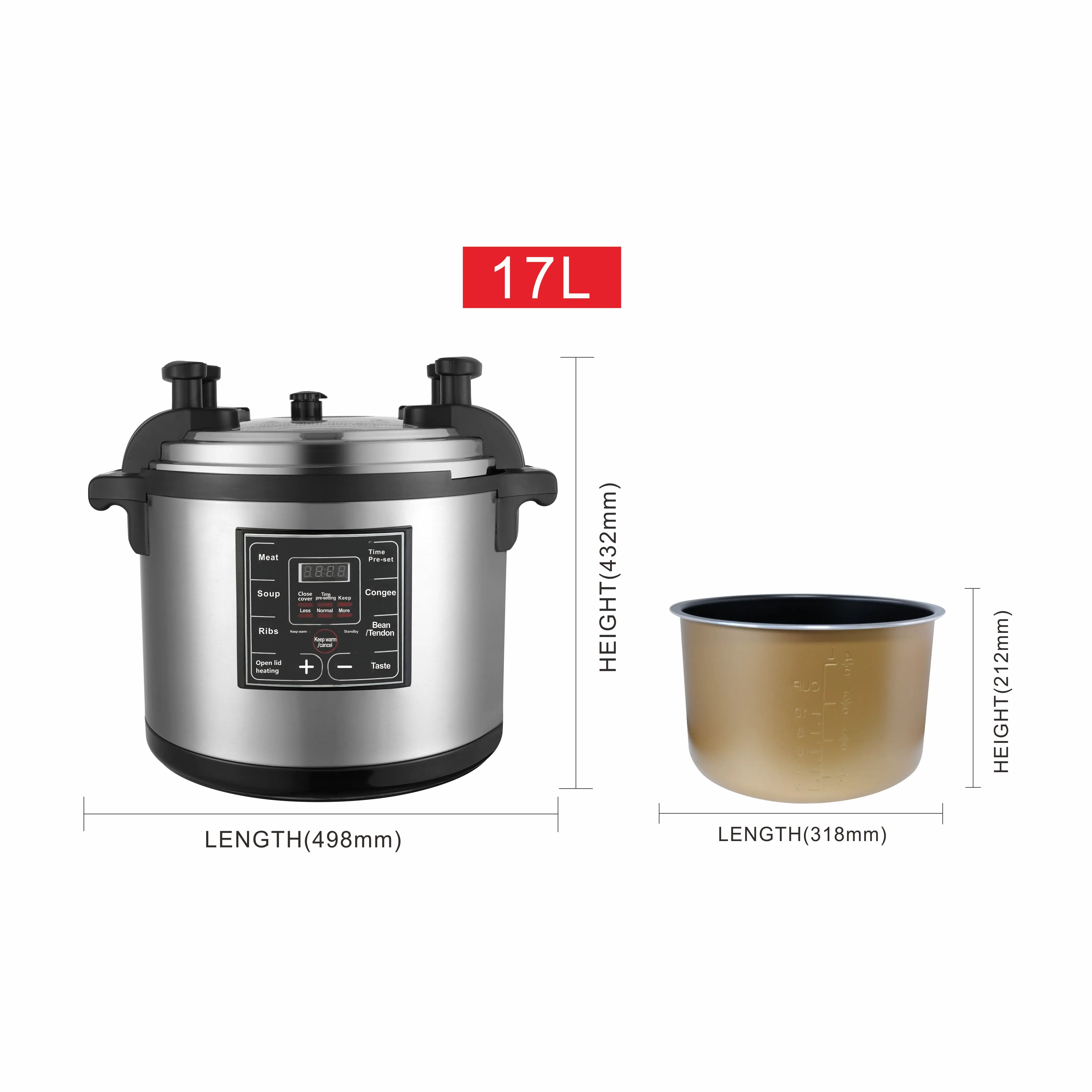 Ewant 17l Big Capacity Fullautomatic Electric Pressure Cookers
