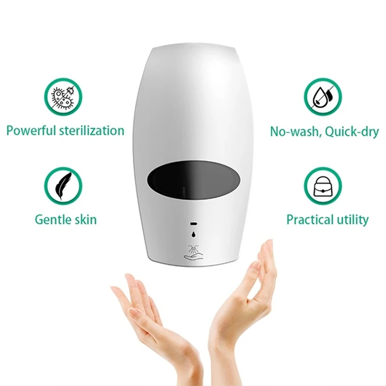 Fashion Design Wall-mounted 850ml Smart Sensor Electric Automatic Touchless Soap Dispenser