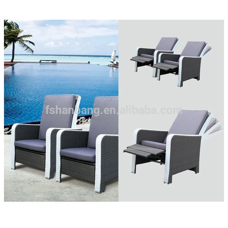 De Moda Multi-funcional Al Aire Libre Jardín De Mimbre De Ratán De