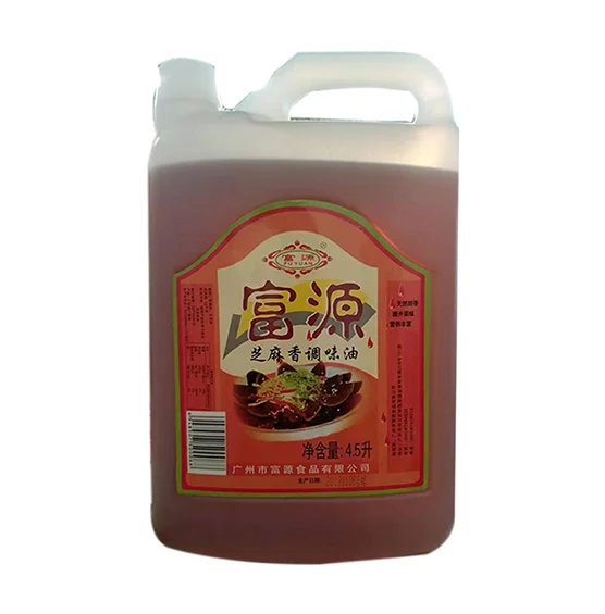 
Great Price Sesame Oil Natural Fragrance 4.5l Fuyuan Blended Sesame Oil 