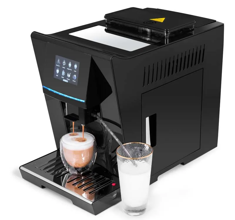 Longbank LB-CM-S8 3D Design Professional Touch Screen Display Automatic nespresso coffee machine Expresso Coffee Machine