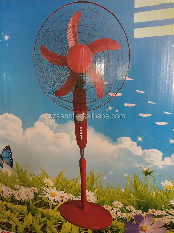 16 And 18inch Battery Operated Chargeable Pedestal Fan Ac Dc Standing