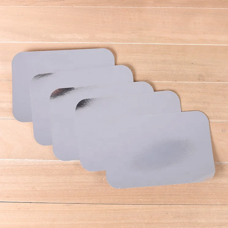 China supplier disposable aluminum foil food container paper lid