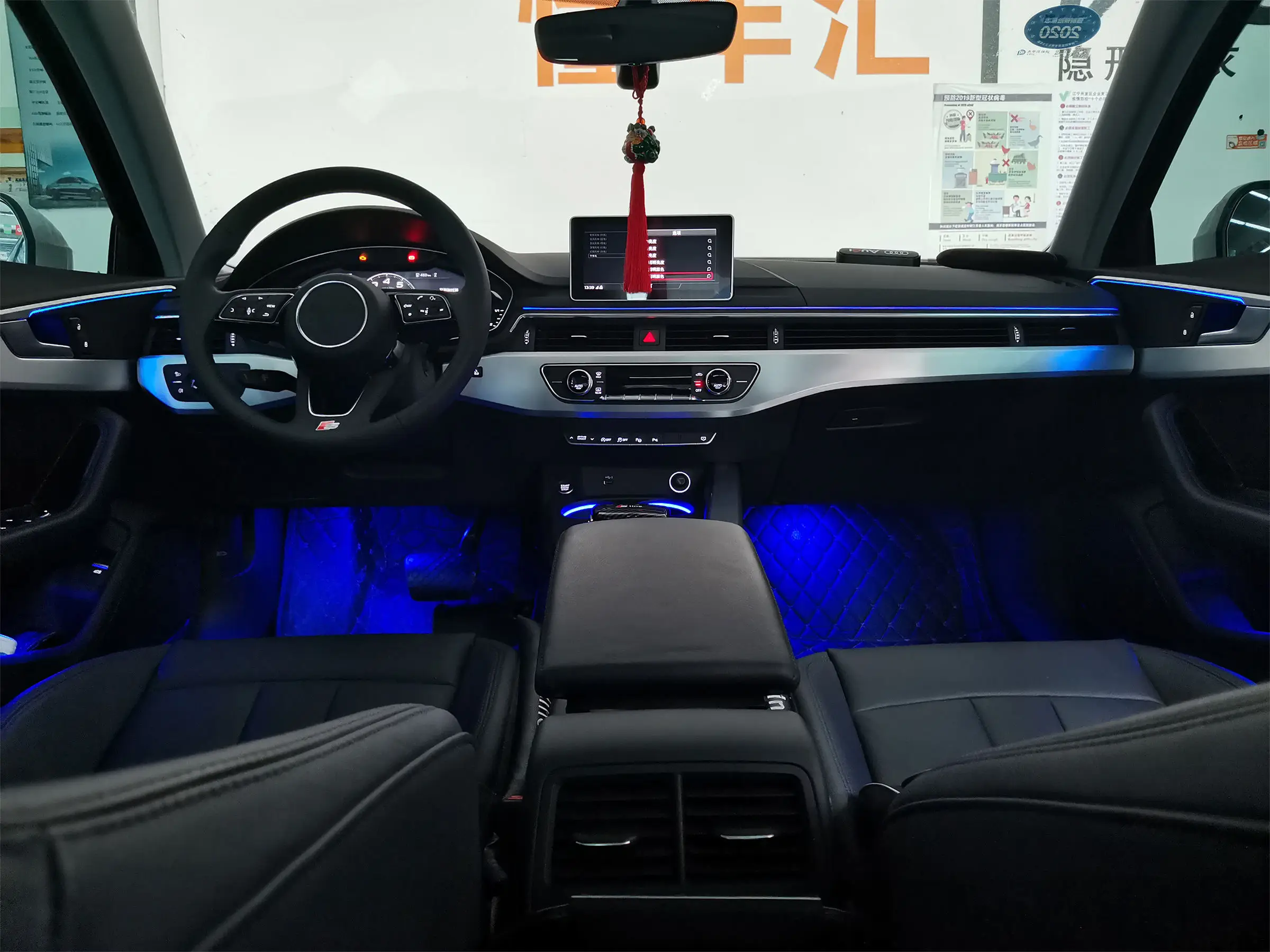 Hydautoa 30 Colors Ambient Light Car Led Interior Ambient Lighting For