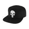 wholesale cool 90s hip hop 3d embroidered skull fitted mens twill snapback hats caps