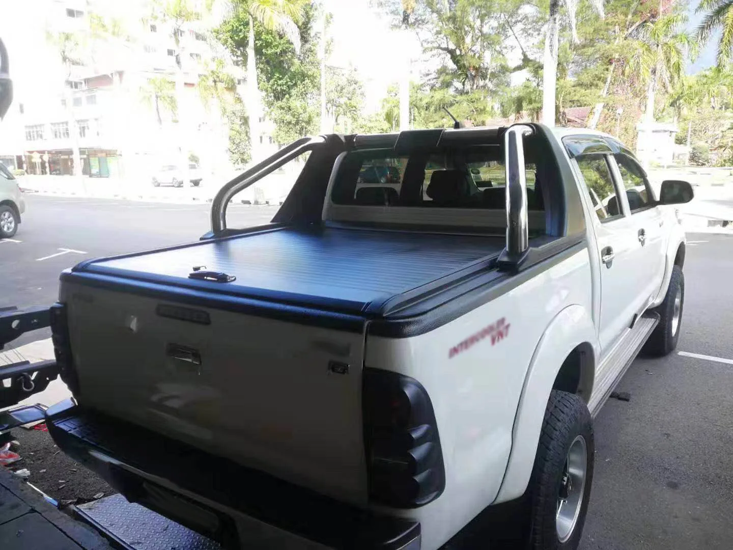 Pick Up Aluminum Truck Bed Electric Tonneau Cover For Dodge Ram 1500