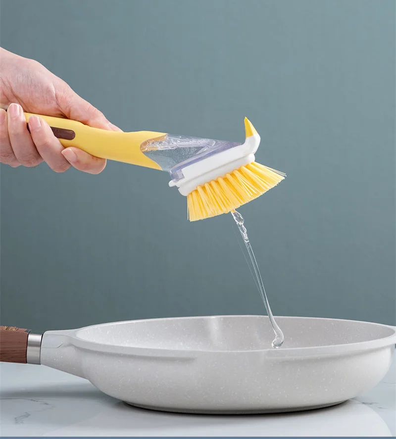 Kitchen Washing Brush Hydraulic Brush Automatic Adding Liquid