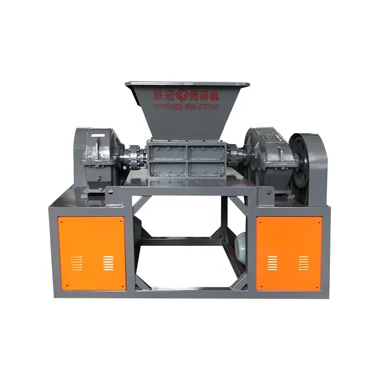 
Small double-shaft wood chipper/wood shredder machine 
