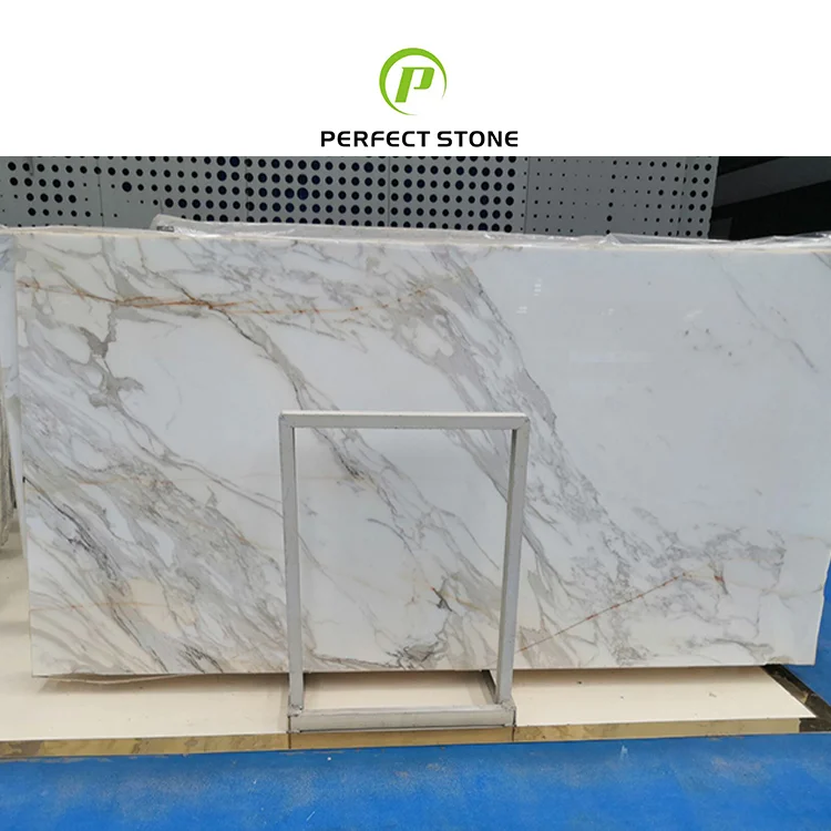 Calacatta Gold Marble Stone Nature Stone Slabs for Kitchen Countertop, Vanity, Floor, Wall supplier