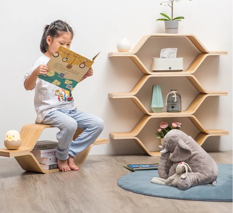 Style Modern Minimalist Wall Shelf Living Room Bedroom Wall Decoration Storage Consolidation Wall Shelf