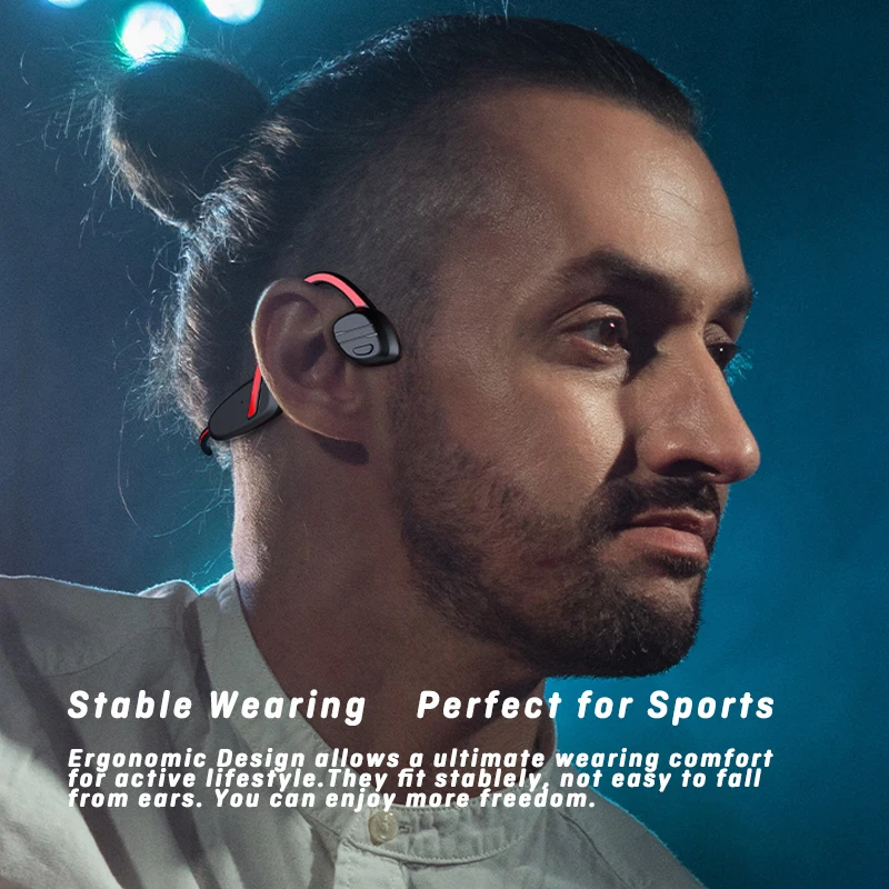 Bone Conduction Headphones Wireless Open Ear K50 Sports Earphones With