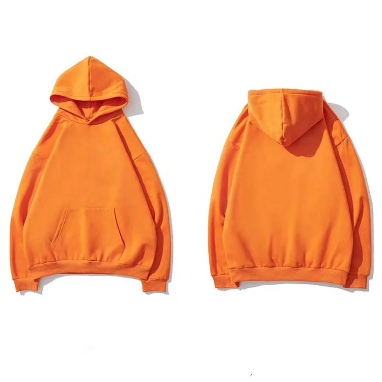 Oem Service Plain Heavy Cotton Basic Pullover Hoodie Without String ...