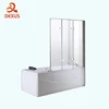 Dexus simple new bath screen partition support customize glass shower door pivot hinge prefab bathroom door