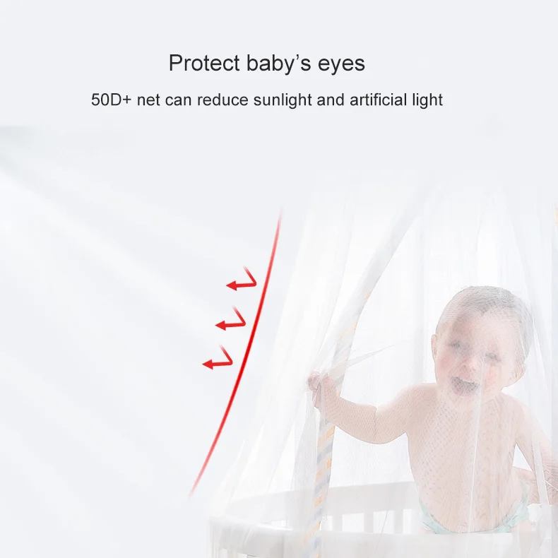 Cl Baby Crib Mosquito Net With Stand Baby Cot Cute Cartoon Animal Baby