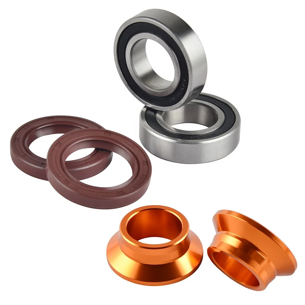 Nicecnc Rear Wheel Spacers And Wheel Bearing And Seal For Ktm 125sx 450 Sx Sx F 2015 2016 2017 2018 8858