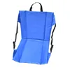 Wholesale Outdoor Customs Foldable Stadium Seats Cushions with Back Rest and Pocket