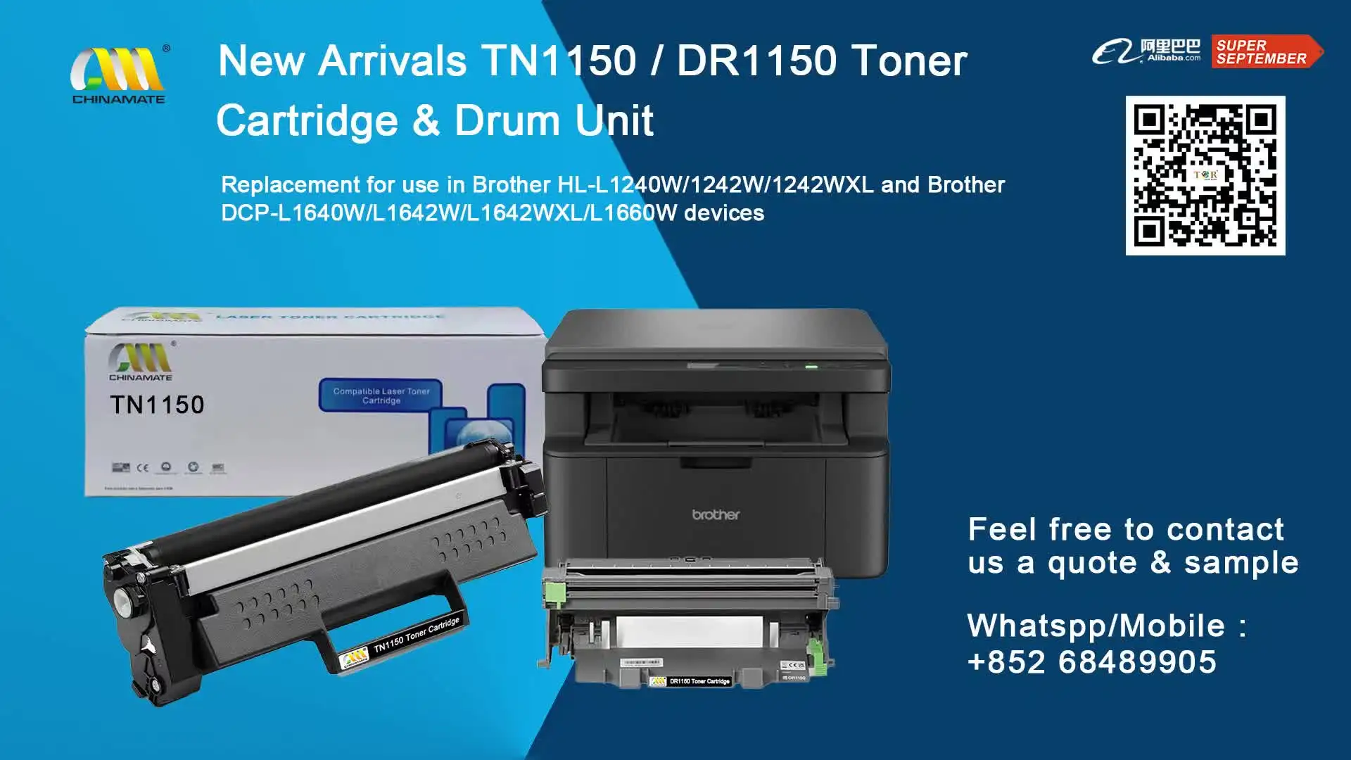 Superprint TN-1150 Cartouche de toner compatible avec Brother TN1150