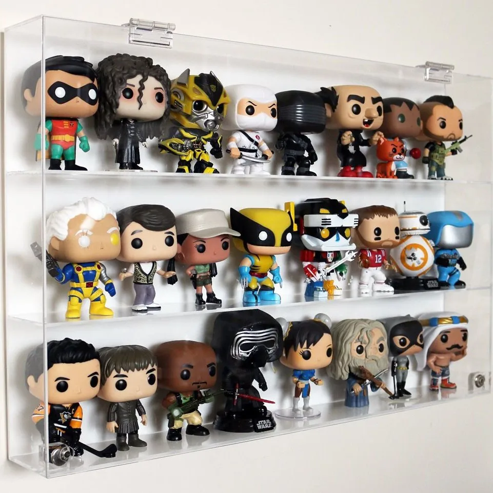 pop figure display cabinet