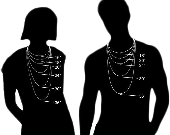 8mm/12mm Fashion Jewelry Men Necklace 