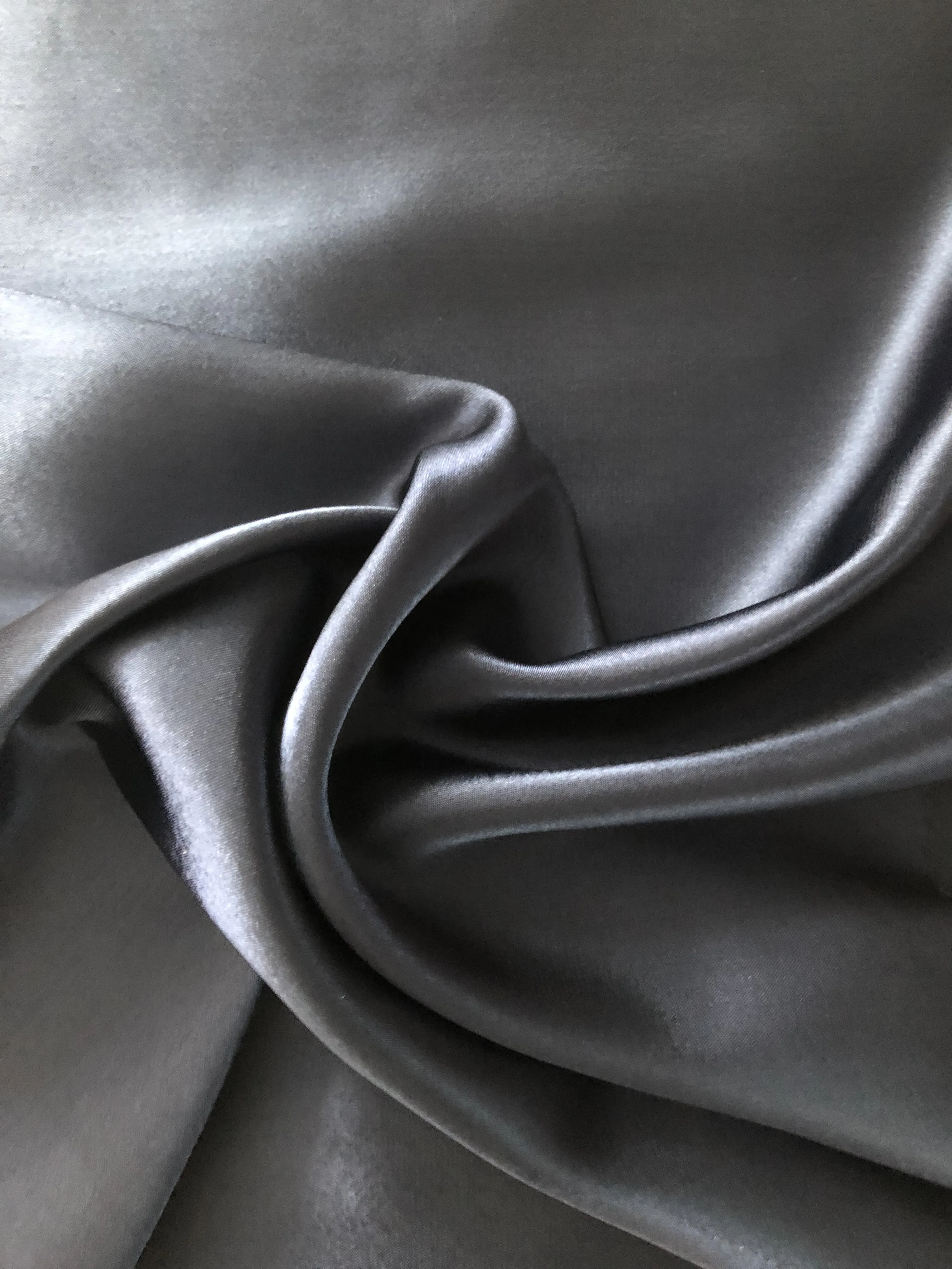 100% polyester wholesale twist dull satin fabric dress for women