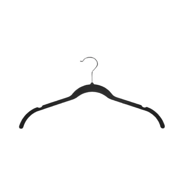Black velvet coat hangers hotsell