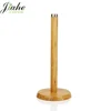 Bamboo Kitchen Roll Holder with Stainless Steel Tip