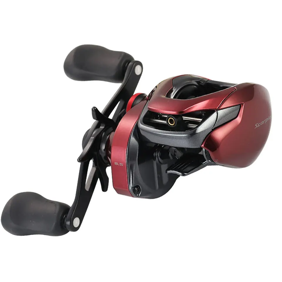 Mulinello Da Pesca Shimano 21 Scorpion DC 151HG | Biassiale A Esca, 7+1 Cuscinetti, Rapporto 7.4:1 Per Basso
