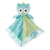 CE EN71 ASTM CPSIA Custom promotional plush baby animal toys baby rattle soft security blanket animal baby blanket plush