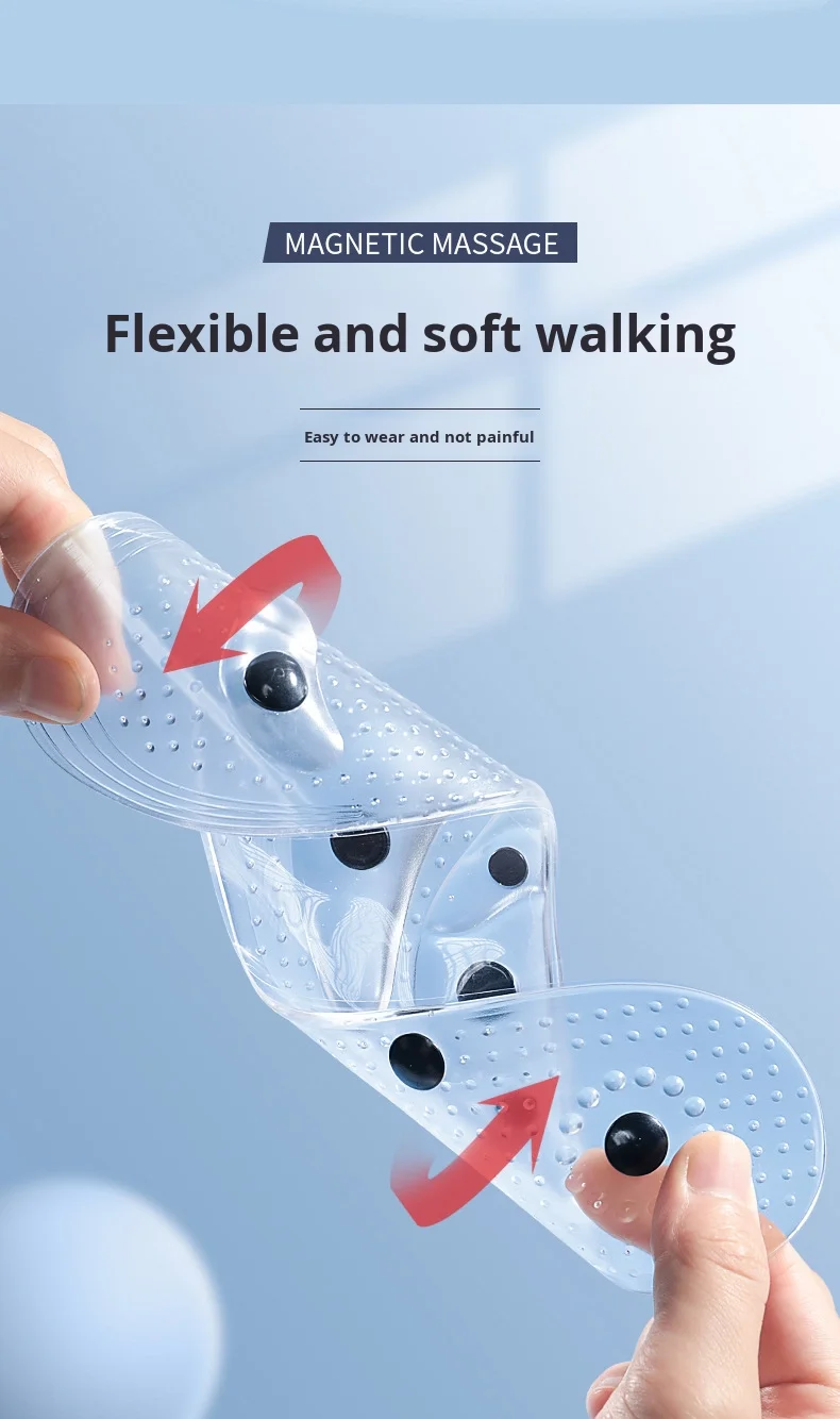 Long-Lasting Massage Insoles Acupoint Insoles for Men Women Gel Magnetic Foot Protection for Better Comfort Shoe Inserts