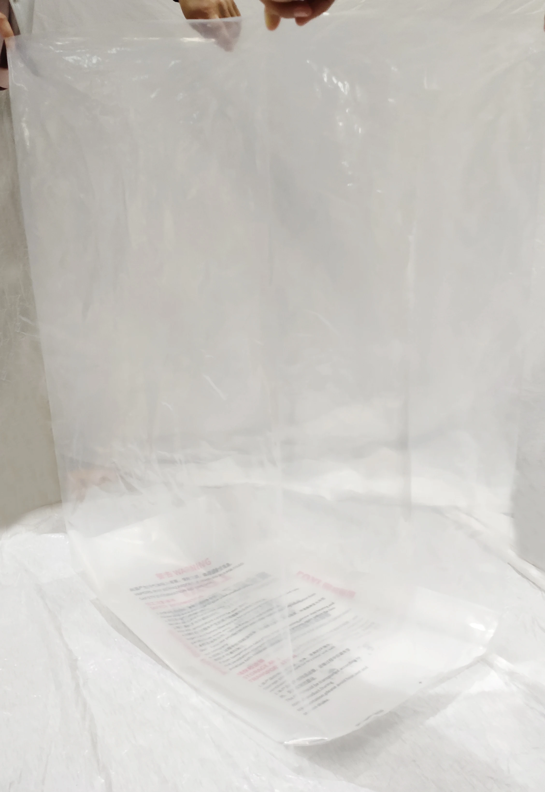最新设计的拉胶带层压低密度聚乙烯塑料垃圾购物包装袋