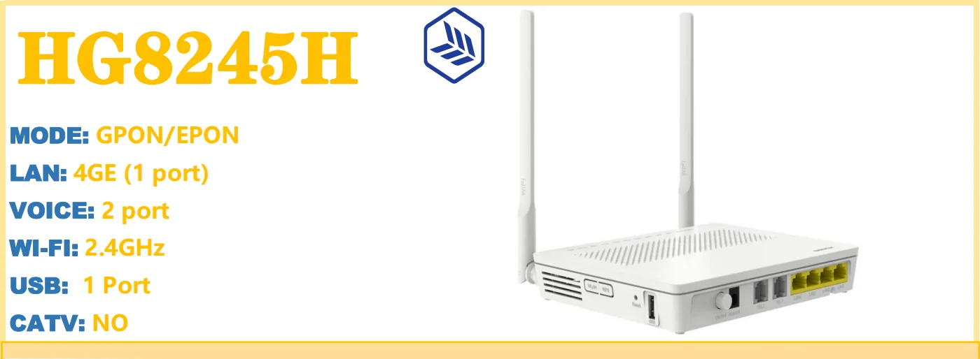 Echolife Hg8245h Xpon Huawei Wireless Gpon Onu Terminal With Class C Onu 4 Ge Lan And 2 Voice 0112