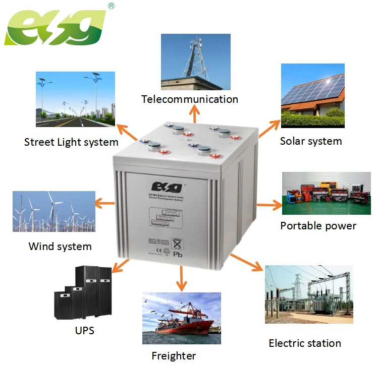 ESG 2v 1500ah Long life deep cycle Solar power Gel sealed lead acid storage energy battery