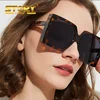 STORY XG96001 2019 NEW Fashion square big box sunglasses women brand designer Fashion Retro glasses trend colorful
