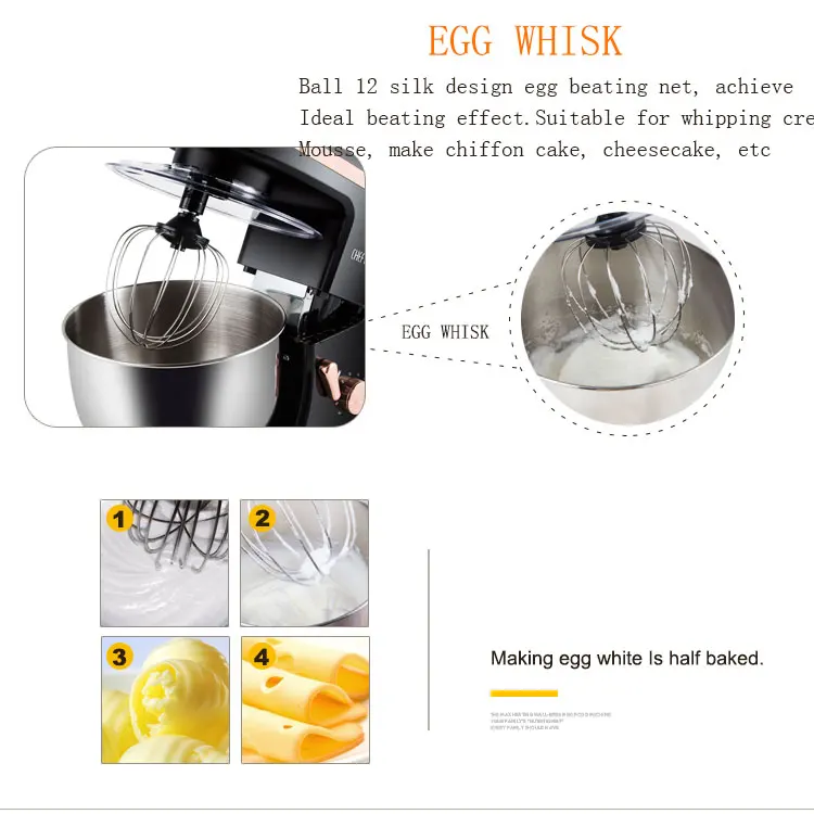 3 In 1 Pastry Stand Food Mixer Household Ce Gs Approved Electric