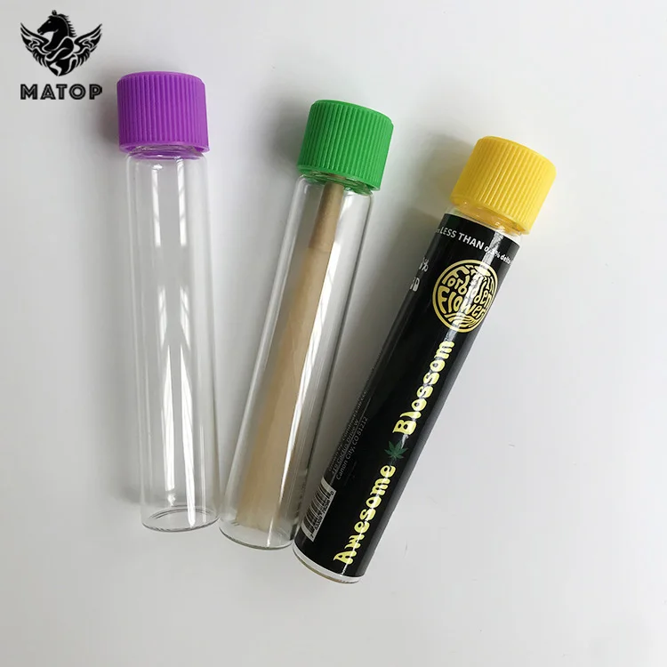 109mm 120mm 98ml 135mm Transparent Glass Joint Doob Tube Tubes Blunt