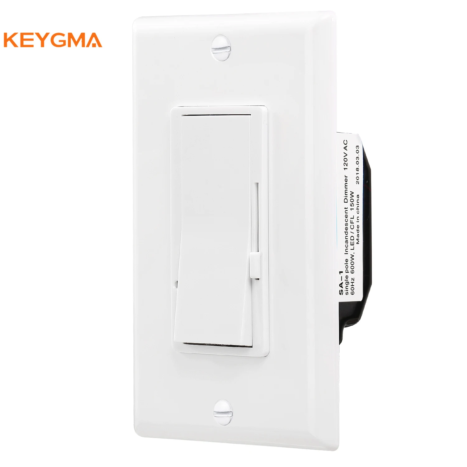 Keygma hot sale ETL listed 3 way USA standard smart LED  light dimmer switch