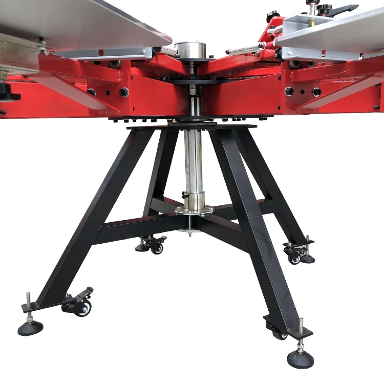 product dgruida ns1212 hd heavy duty double clamp 12 color 12 station screen printing machine-4
