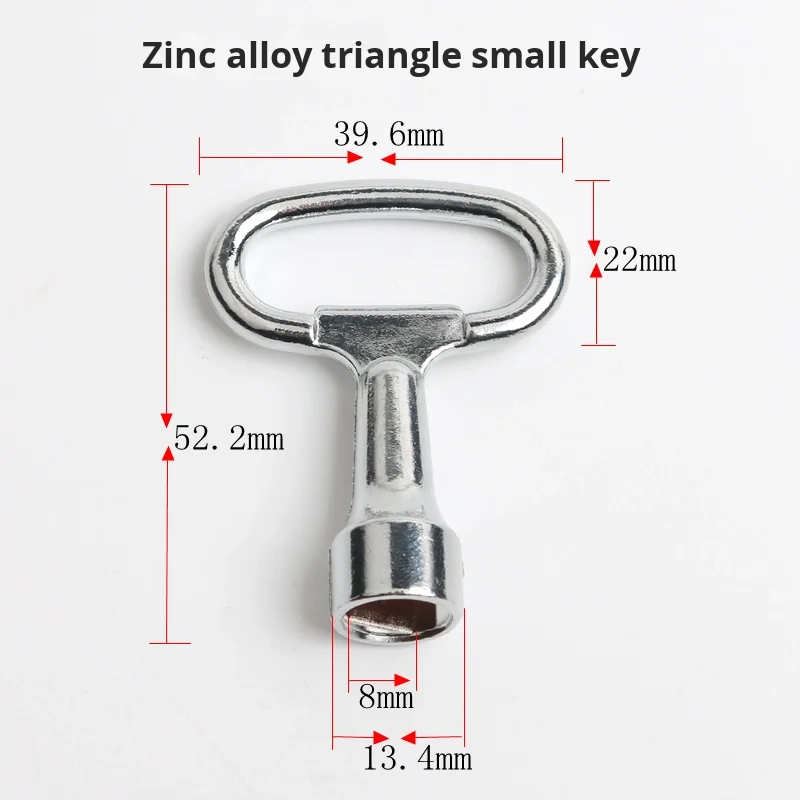 MS705 & MS816 Small Triangle Lock Key Handmade From Zinc Alloy a Stylish Metal Product factory