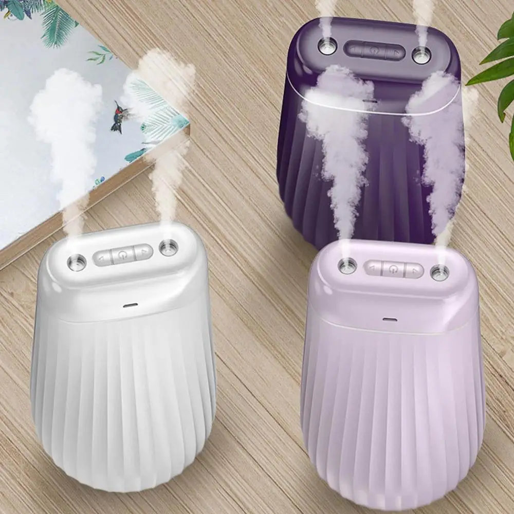 1000mL Mist Humidifier Diffuser Double Nozzle Cool Mist Night Light Quiet Humidifier Essential Oil Diffuser Humidifier for Home