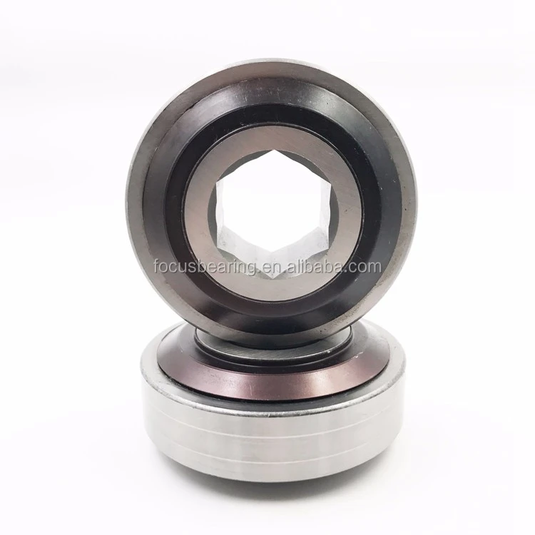 2 X Premium 207KRRB9 AG Bearing - 1-1/8" Hex Bore Spherical OD - HPS102GP / NH 121602